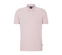 BOSS Herren Pallas Pallas Poloshirt aus Baumwoll-Piqué mit Logo-Details Hellrosa L