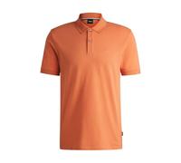 BOSS Herren Pallas Pallas Poloshirt aus Baumwoll-Piqué mit Logo-Details Orange M