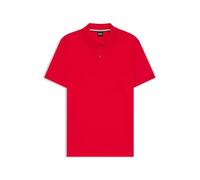 BOSS Herren Pallas Pallas Poloshirt aus Baumwoll-Piqué mit Logo-Details Rot XXXL