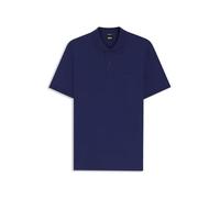 BOSS Regular Fit Poloshirt aus reiner Baumwolle Modell 'PALLAS' in Dunkelblau, Größe XL