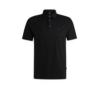 Hugo Boss Poloshirt Palosh 30 Herren Slim Fit Kurzarm Interlock-Baumwolle Schwarz M