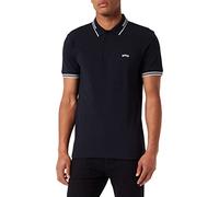 BOSS Herren Paul Curved Polohemd, Dunkelblau, M EU
