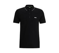 BOSS Slim-Fit Poloshirt aus Baumwoll-Piqué mit tonalem Logo - Style Paule 4, 50506195 Schwarz XXXL