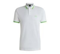 BOSS Herren Pio IN Poloshirt aus Baumwoll-Piqué mit Kontrast-Details Weiß S