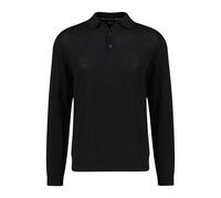 BOSS Herren Polopullover aus Schurwolle LANCIONE, schwarz, Gr. L