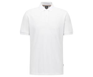 BOSS Herren Poloshirt PALLAS Kurzarm, weiss, Gr. L