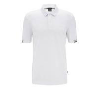 BOSS Herren Poloshirt PARLAY, weiss, Gr. XXXL