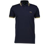 BOSS Slim-Fit Poloshirt aus Stretch-Baumwolle mit Branding - Style Paul, 50506193 Dunkelblau L