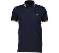 BOSS Slim-Fit Poloshirt aus Stretch-Baumwolle mit Branding - Style Paul, 50506193 Dunkelblau XXXL