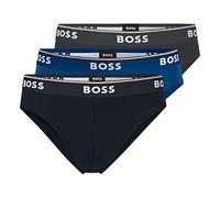 BOSS Herren Brief 3p Co/EL Slips, New - Open Blue487, XL EU