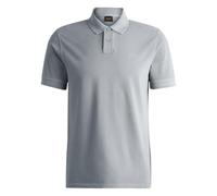 BOSS Orange Relaxed Fit Poloshirt aus reiner Baumwolle Modell 'Prime' in Eisblau, Größe L