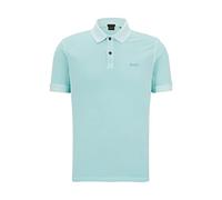 BOSS Herren Prime Slim-Fit Poloshirt aus Baumwoll-Piqué Hellblau XXL