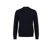 BOSS Pullover aus extrafeiner Merinowolle mit Stehkragen - Style H-Bjarno, 50570642 Dunkelblau XL