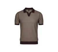 BOSS Pullover aus Baumwoll-Mix mit horizontalen Streifen - Style H-Narciso, 50560483 Braun XL