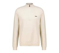 BOSS Green Strickpullover mit Schurwolle Herren ecru, L