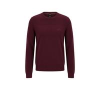 BOSS Herren Pullover KN_MOMENTUM-X CN 10273795 01 Slim Fit aus Wollmix, cherryred, Gr. XXL