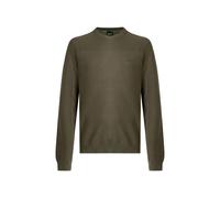 BOSS Herren Pullover KN_MOMENTUM-X CN 10273795 01 Slim Fit aus Wollmix, oliv, Gr. M