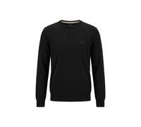 BOSS Pullover aus Baumwolle mit Logo-Stickerei - Style Upacas-L, 50556344 Schwarz L