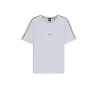 BOSS Pyjama-T-Shirt aus Stretch-Baumwolle mit Signature-Streifen-Tape - Style Unique T-Shirt, 50545930 Flieder M