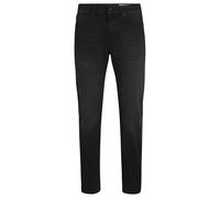 BOSS Herren RE.Maine BO Maine Schwarze Regular-Fit Jeans aus Soft-Motion-Denim Schwarz 33/32
