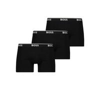 BOSS Power Logo Cotton Boxershorts schwarz (3er-Pack) - L