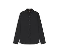 BOSS Langarmhemd Rickert 10260292 Regular-Fit Oxford-Baumwolle Schwarz M