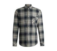 BOSS Herren Rickert Regular-Fit Hemd aus Bio-Oxford-Baumwolle