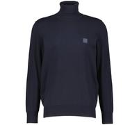 BOSS Regular-Fit Rollkragenpullover aus Baumwolle mit Kaschmir - Style Akiro_S, 50527573 Dunkelblau L