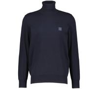 BOSS Herren Rollkragenpullover aus Baumwolle mit Kaschmir AKIRO Regular Fit, marine, Gr. XXXL