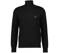 BOSS Regular-Fit Rollkragenpullover aus Baumwolle mit Kaschmir - Style Akiro_S, 50527573 Schwarz L