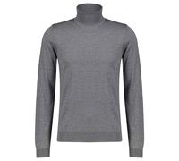 BOSS Slim Fit Rollkragenpullover grau, Einfarbig