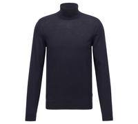 BOSS Herren Rollkragenpullover MUSSO-P aus Wolle, marine, Gr. M