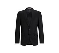 Huge Slim Fit Wool Blazer Black Schwarz 46