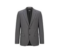 BOSS Regular Fit Sakko dunkelgrau, Einfarbig