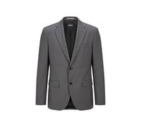 BOSS Regular Fit Sakko dunkelgrau, Einfarbig
