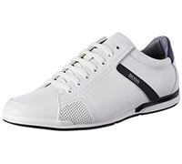 BOSS Herren Saturn Lowp Sneakers aus Glattleder mit speziellem Innenfutter Größe 41
