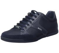BOSS Herren Saturn Profile Low Top Sneaker Turnschuh, dunkelblau, 43 EU