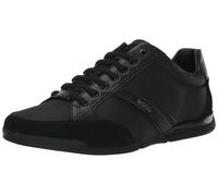 BOSS Herren Saturn Profile Low Top Sneaker Turnschuh, schwarz, 41 EU