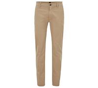 BOSS Herren Schino-Slim D Slim-Fit Casual-Chino aus angerauter Stretch-Baumwolle,Braun (Light/Pastel Brown 239),33W / 34L