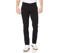 BOSS Herren Schino-Slim D Slim-Fit Casual-Chino aus angerauter Stretch-Baumwolle,Schwarz,31W / 34L
