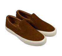 BOSS Herren Schuhe Freizeitschuh Slip-On Sneaker Aiden_Slon_sd, Farbe:Braun, Schuhgröße:EUR 42, Artikel:-212 medium Brown