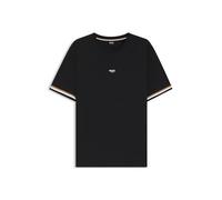 BOSS Herren Shirt Pyjama-Shirt Loungewear Iconic T-Shirt, Farbe:Schwarz, Artikel:-001 Black, Größe:L