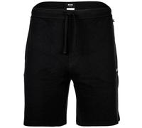 BOSS Pyjama-Shorts Waffle Shorts – Baumwollmix, Logo-Stickerei – Schwarz 2XL