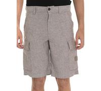 BOSS Herren Sisla-9-Cargo-Shorts Regular-Fit Cargo-Shorts aus Leinen-Mix