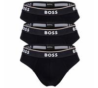Slip BOSS, Herren, Gr. M, schwarz, Jersey, Obermaterial: 95% Baumwolle, 5% Elasthan, unifarben, Unterhosen Slip, mit Logo Webbund, Topseller (44772238-M)