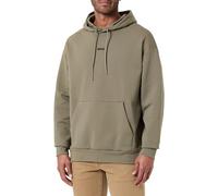 Kapuzensweatshirt BOSS GREEN "Sly Zone", Damen, Gr. 3XL, schwarz beige257, Sweatware, Obermaterial: 62% Baumwolle, 33% Polyester, 5% Elasthan, unifarben, regular fit normal, Rundhals, Bündchen, Sweats