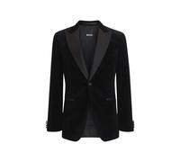 BOSS Slim Fit Sakko aus Seiden-Mix Modell 'Hutson' in Black, Größe 50