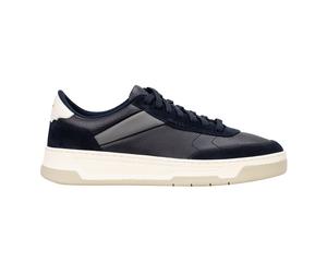 BOSS Herren Sneaker - Baltimore Tenn sdltb, Halbschuh, Echtleder, Logo Blau / EUR 44 44 Blau