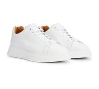 BOSS Herren Sneaker - BULTON RUNN, low, Halbschuh, Schnürung, Echtleder, Logo 44 Weiß