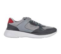 BOSS Herren Sneaker - Dean Runn memx, Turnschuh, Freizeit, Material-Mix, Logo Dunkelgrau / EUR 41 41 Grau